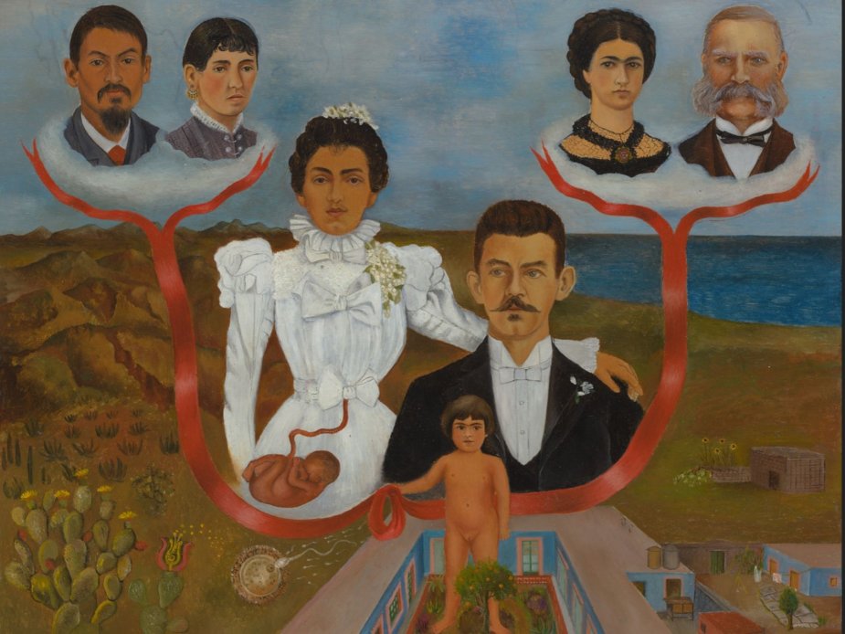 My Grandparents, My Parents, and I (Family Tree), 1936 - Frida Kahlo