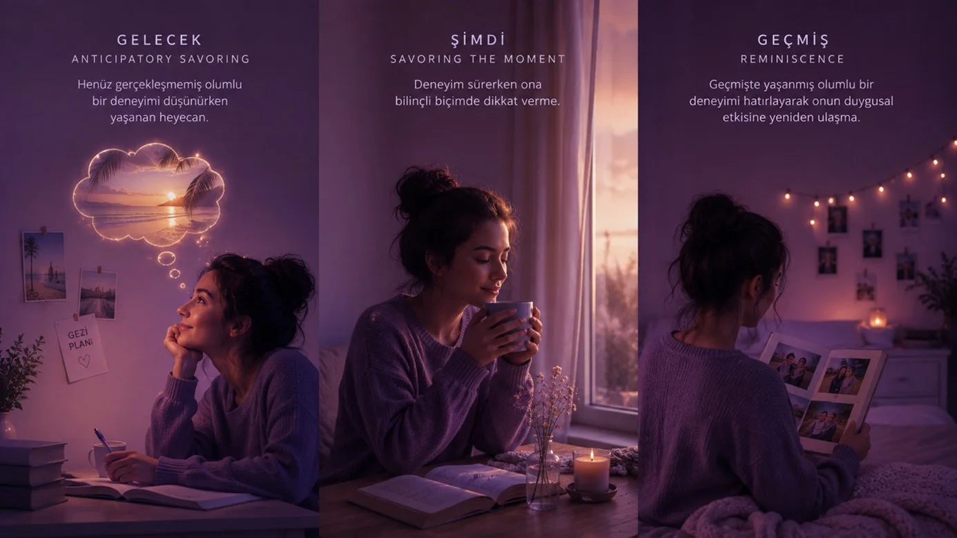 Olumlu bir deneyimin üç zamanı