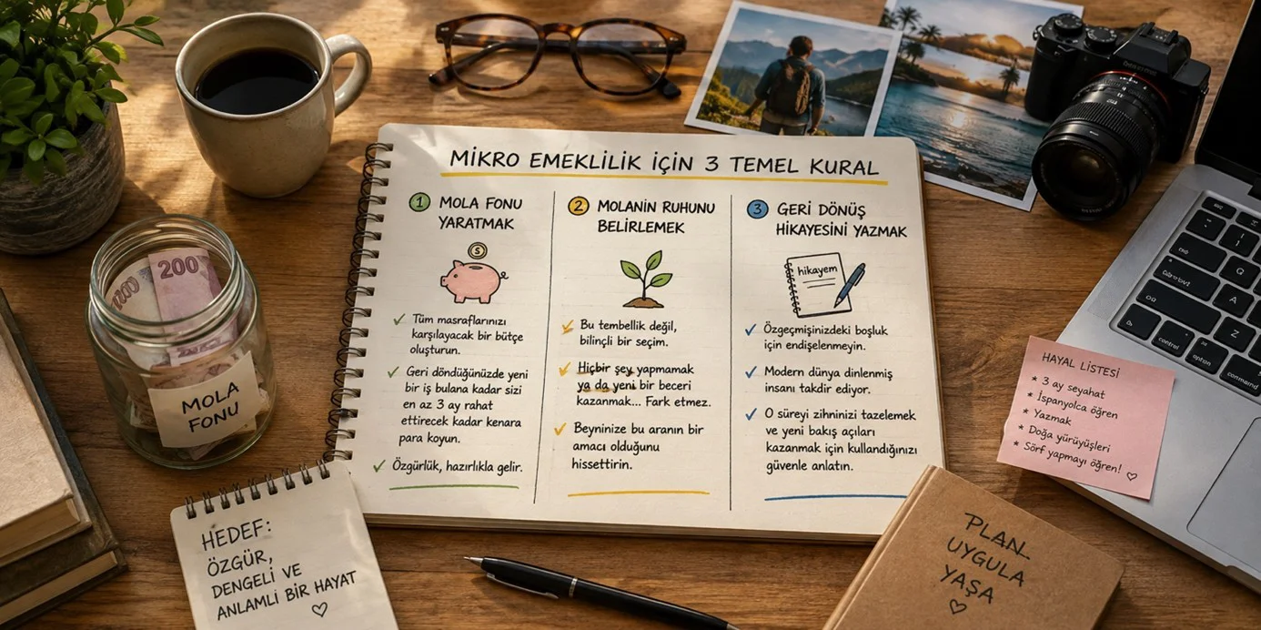 Eğer içinizden "Ben de tam olarak bunu istiyorum" sesi yükseliyorsa rotayı çizerken gözden kaçırmamanız gereken birkaç temel kural var:
